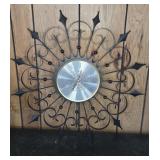 MCM METAL WALL CLOCK