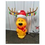 CHRISTMAS DOG W/ANTLERS BLOW MOLD