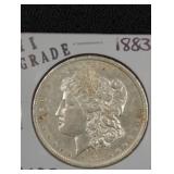 1883-O MORGAN SILVER DOLLAR