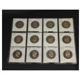 (12) PROOF JFK HALF DOLLARS: 1977-S - 2006S