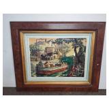 COMMERCE ON ERIE CANEL PRINT
