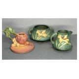 (3) ROSEVILLE POTTERY PIECES