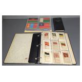 FLAGS, STAMPS, TRADING CARDS, US NOTE BINDER