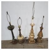 TABLE LAMPS - UNMATCHED (4)