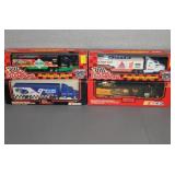 4 RACING CHAMPIONS NASCAR HAULERS