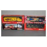 4 RACING CHAMPIONS NASCAR HAULERS