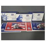 2003 PROOF SETS (2), QUARTER SET, MINT SETS (2)