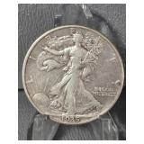 WALKING LIBERTY HALF DOLLAR 1935-D