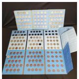 4 FOLDERS OF JEFFERSON NICKELS