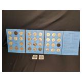 (36) KENNEDY HALF DOLLARS IN FOLDER