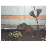 3 GARDDEN STATUES/ ORNAMENTS