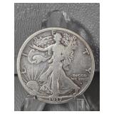 WALKING LIBERTY HALF DOLLAR - 1917-S OBV