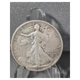 WALKING LIBERTY HALF DOLLAR - 1917-D OBV
