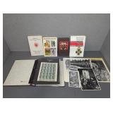WWII GERMAN BOOKS, POSTCARDS, VIDEO, STAMPS