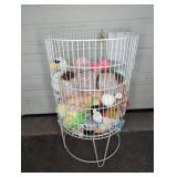 STORE DISPLAY BIN WITH TY AND OTHER PLUSH TOYS