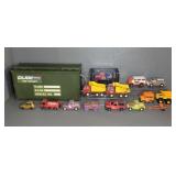 VINTAGE TONKA  AND GI JOE FOOT LOCKER