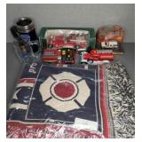 TOWN OF BATAVIA, NY F.D. THROW, 4 DIECASTS