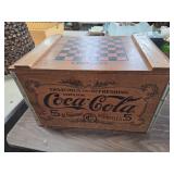 WOODEN COCA-COLA  ADVERTISING CRATE