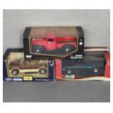 (3) 1:24 SCALE DIECAST - REVELL, MAISTO, MOTOR MAX