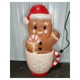 GINGERBREAD CUP CHRISTMAS BLOW MOLD