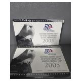 2 - 2005 SILVER QUARTER SETS