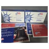 2006 PROOF SETS(2), MINT SETS (2)