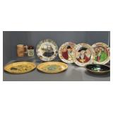 ROYAL DAULTON COLLECTOR PLATES, CUPS