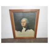 FRAMED GEORGE WASHINGTON PRINT