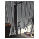 2 MAN CROSS CUT SAW AND OLDER HAY KNIFE