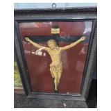 JESUS PRINT ON WOOD FRAME