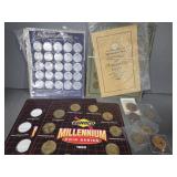 SUNOCO CAR TOKENS, SERIES 1 & 2, MILLENIUM, COINS