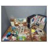 VINTAGE BARBIE DOLLS, CLOTHES,