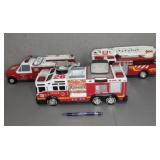 PLASTIC BATTERY OPERATED FIRE TRUCKS