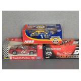 3 NASCAR DIECAST  - 1:24TH SCALE