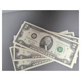 (9) 2003 $2 SEQUENTIAL BILLS - UNCIRCULATED