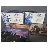 2008 PROOF SET,QUARTER SET, PRES.$ SET, MINT SET