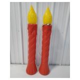 CANDLESTICK BLOW MOLDS (2)