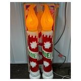 EMPIRE NOEL CANDLESTICK BLOW MOLDS