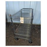 MULTI-TIER ROLLING METAL CART 30"L X 18"W X 32"T