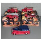 4 MATCHBOX FIRE MODELS OF YESTERYEAR