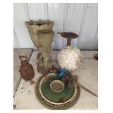 RESIN, CEMENT, CONCRETE, CAST IRON GARDEN DECOR