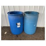 (2) FOOD GRADE 55 GALLON DRUMS
