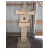 6 PC. GRANITE JAPANESE LANTERN GARDEN STATUE