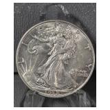 WALKING LIBERTY HALF DOLLAR 1938