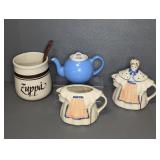 TEA POTS AND SOUP POT