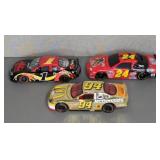 (3) 1:24 SCALE NASCAR DIECAST