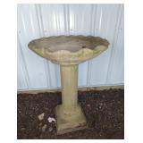 CEMENT 2 PC. BIRD BATH