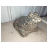 CARVED GRANITE FROG STATUE
