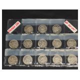 (13) CANADA HALF DOLLARS: 1968 THRU 1980