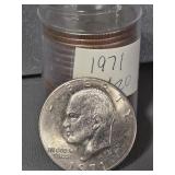 (20) EISENHOWER DOLLAR COINS - 1971